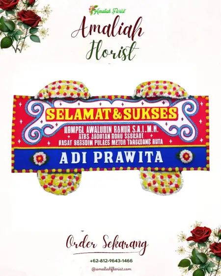 Papan Bunga Ucapan Selamat Kragan